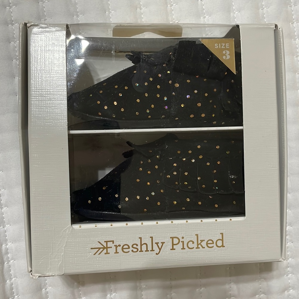 Freshly Picked ebony confetti moccasin
